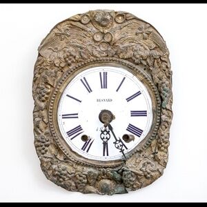 Vintage BESNARD A ST. JAMES CLOCK FACE CONVERTED TO BATTERY OPERATION